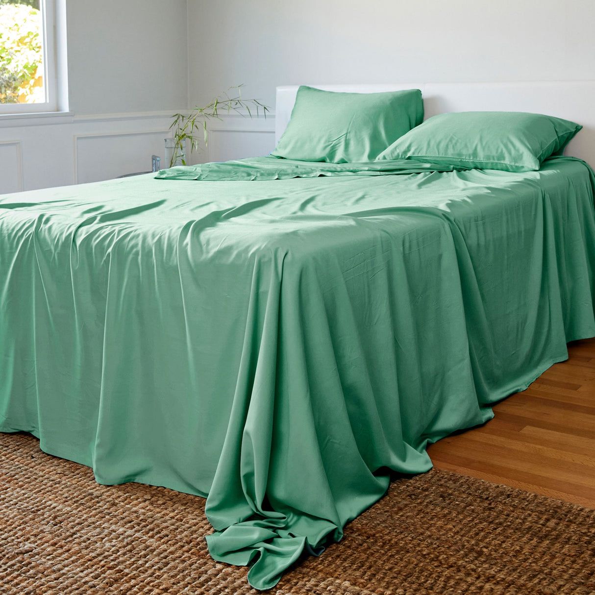 Bamboo Sheet Set - 100% Viscose from Bamboo - Seaglass by BedVoyage
