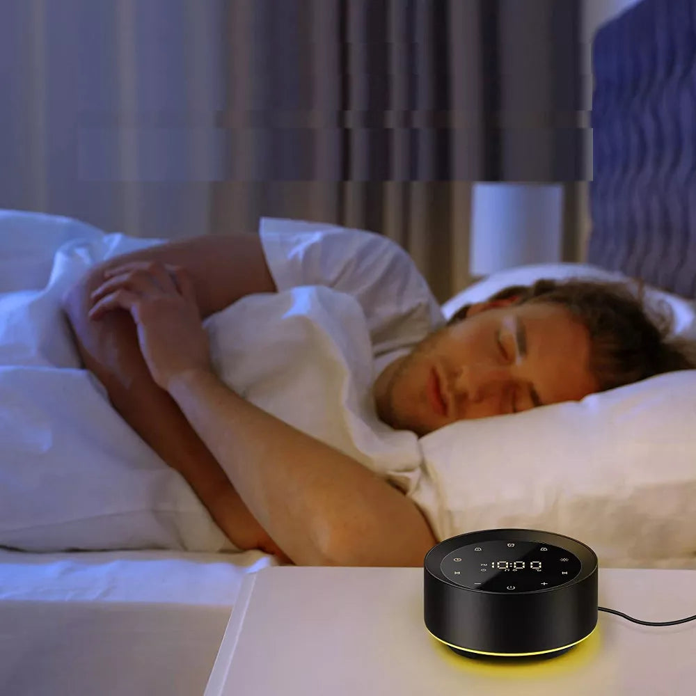 Letsfit Noise Machine with Alarm Clock Full Touch Control, Sleep Sound Machine for Home and Office - SP1