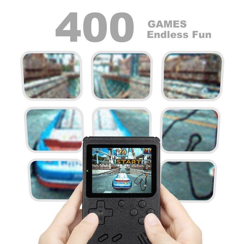 400-In-1 Handheld Game Console with 2 Player Controller & TV Connection