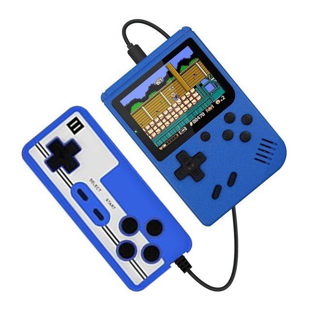 400-In-1 Handheld Game Console with 2 Player Controller & TV Connection