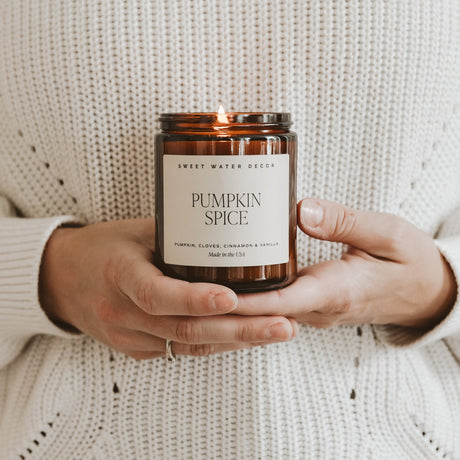 Pumpkin-Spice-Soy-Candle-|-9oz.-Amber-Jar-Candles