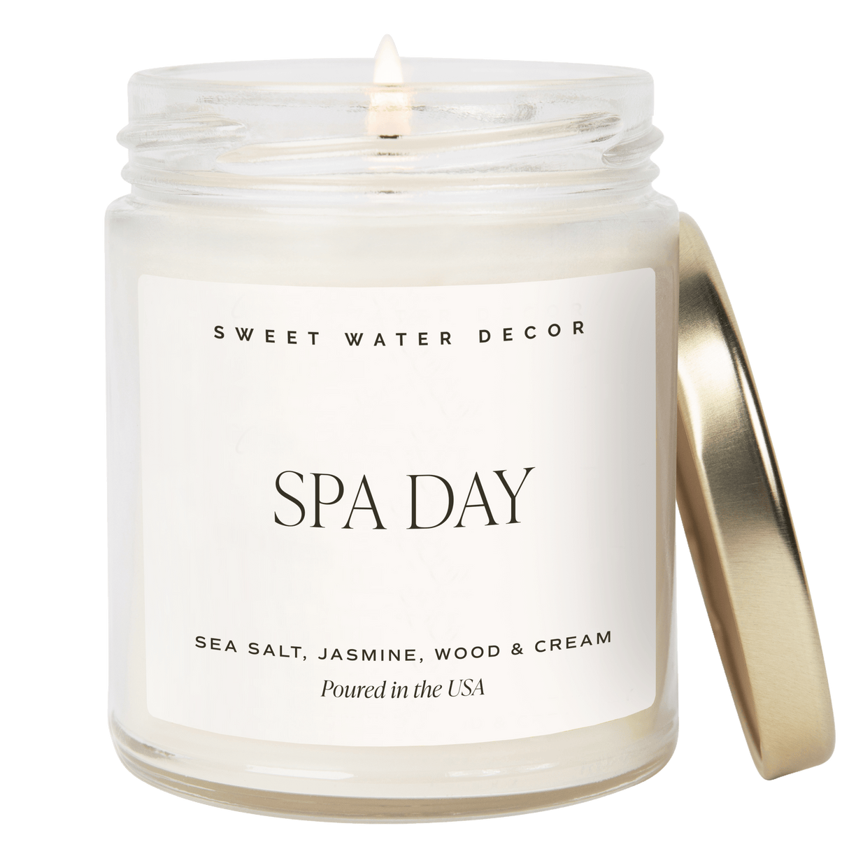 Spa Day Soy Candle - Clear Jar - 9 oz