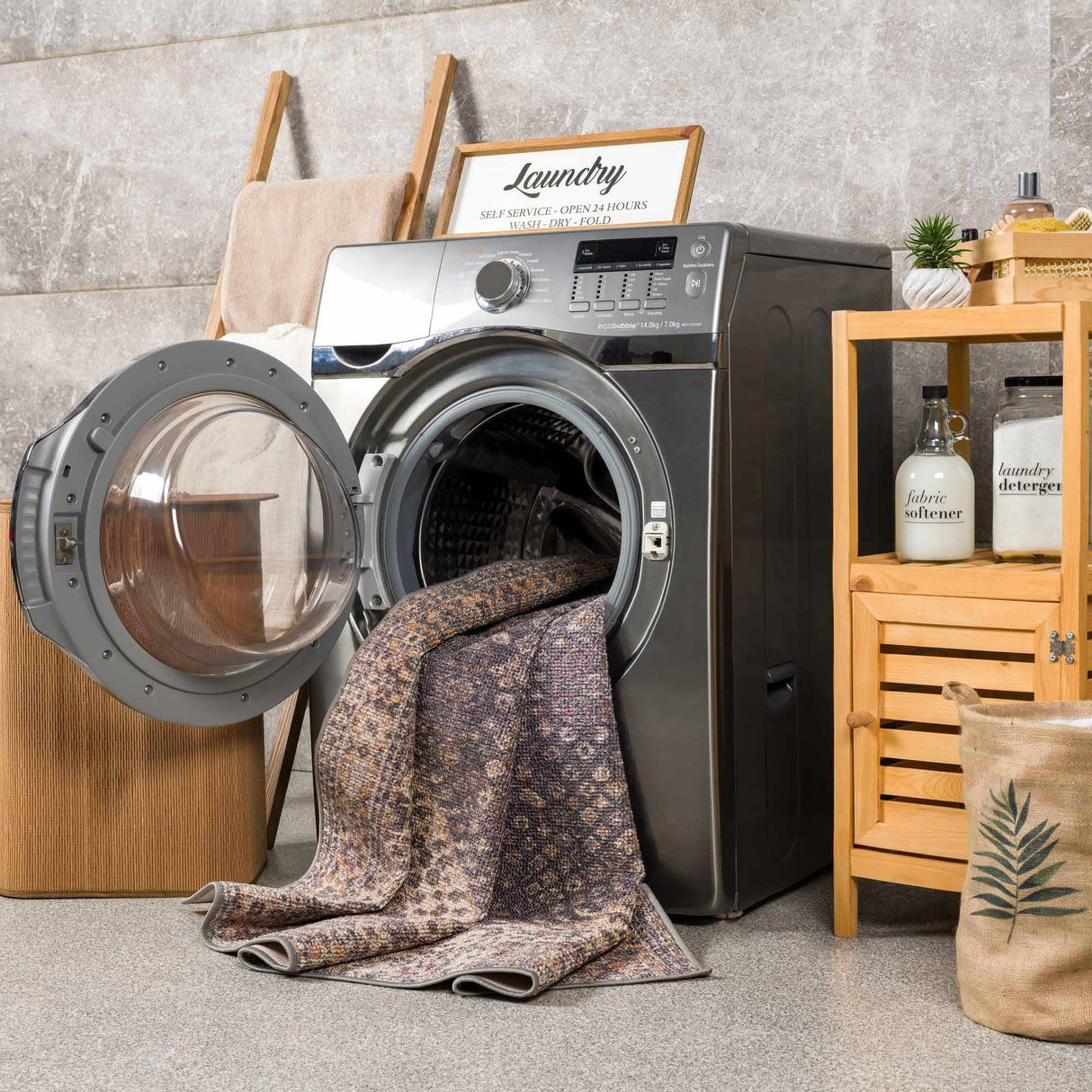 Seok Washable Area Rug - Clearance