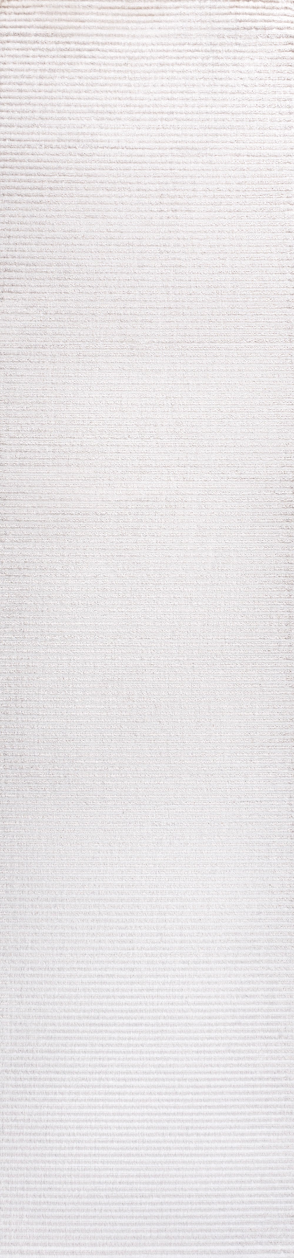 Cole Modern Minimalist Pinstripe High-Low Runner Rug