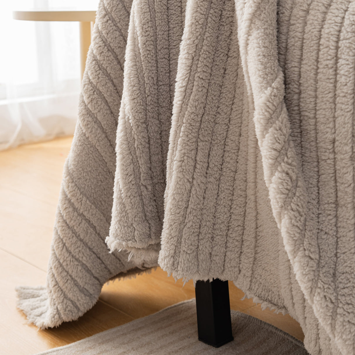 Luxury Oversized Soft Plush L Shape Couch Cover Sofa Throw Cover, Extra Large Blanket to Cover Couch