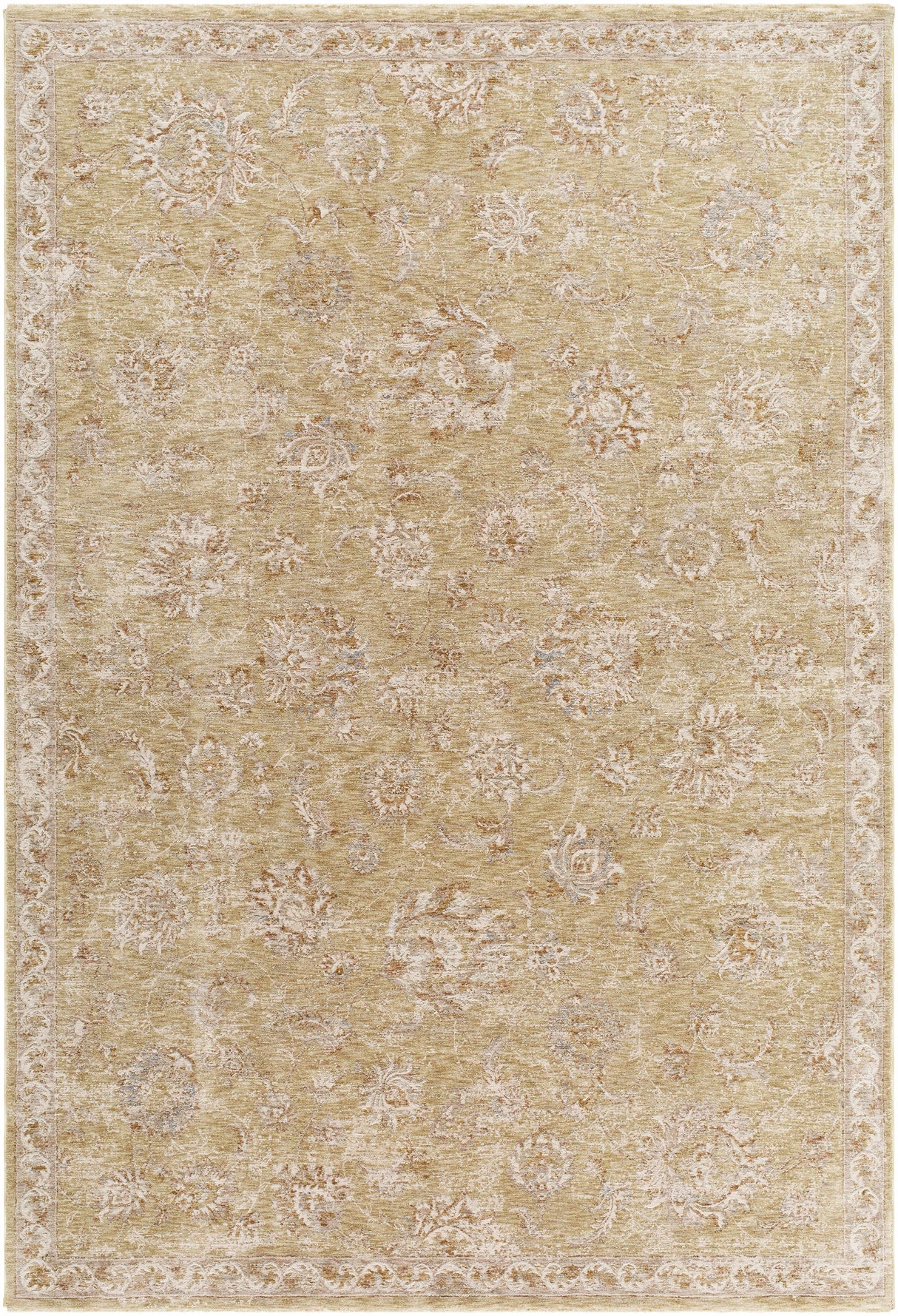 Chyron Olive Area Rug