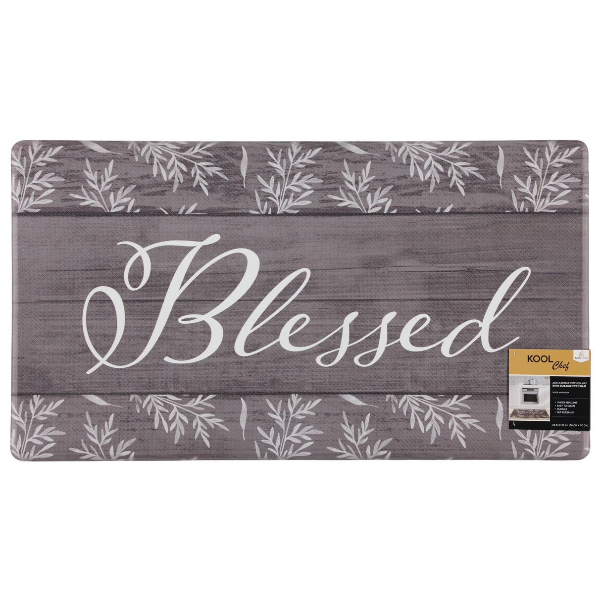 Anti-Fatigue Kitchen Mat "Blessed" - 2 Sizes