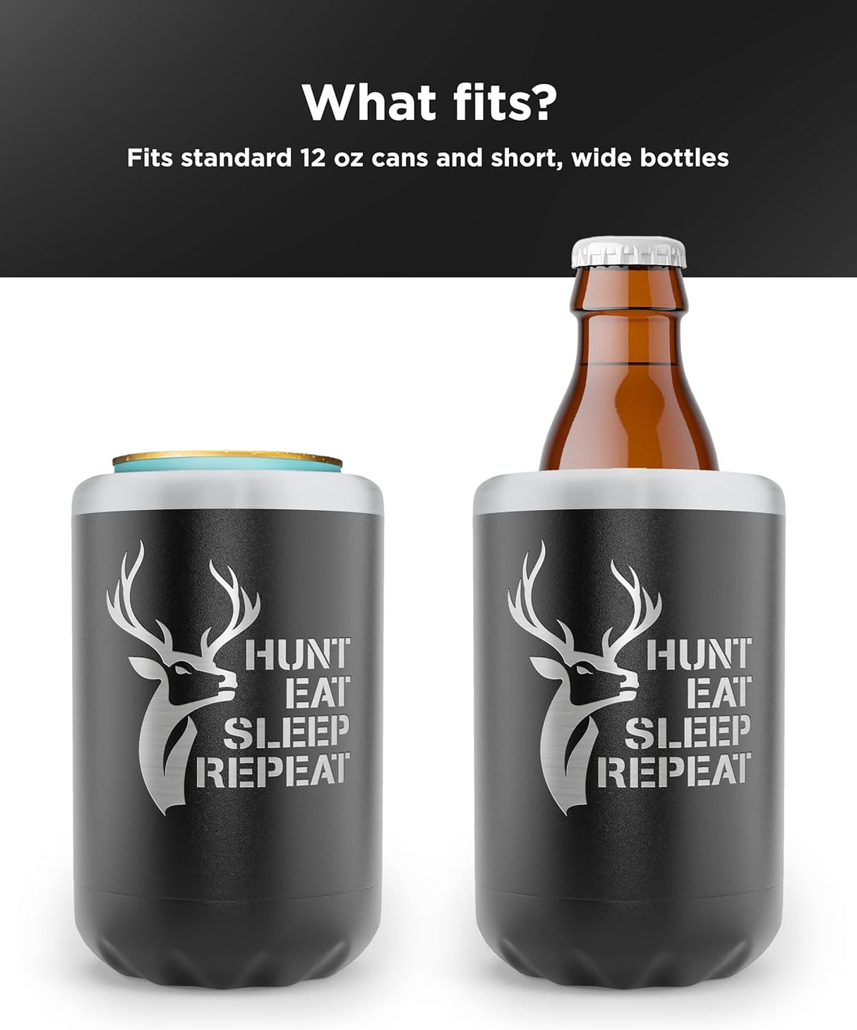 Can Cooler Gift for Dad, Insulated for 12oz Standard Beer, Soda Can, Tumbler