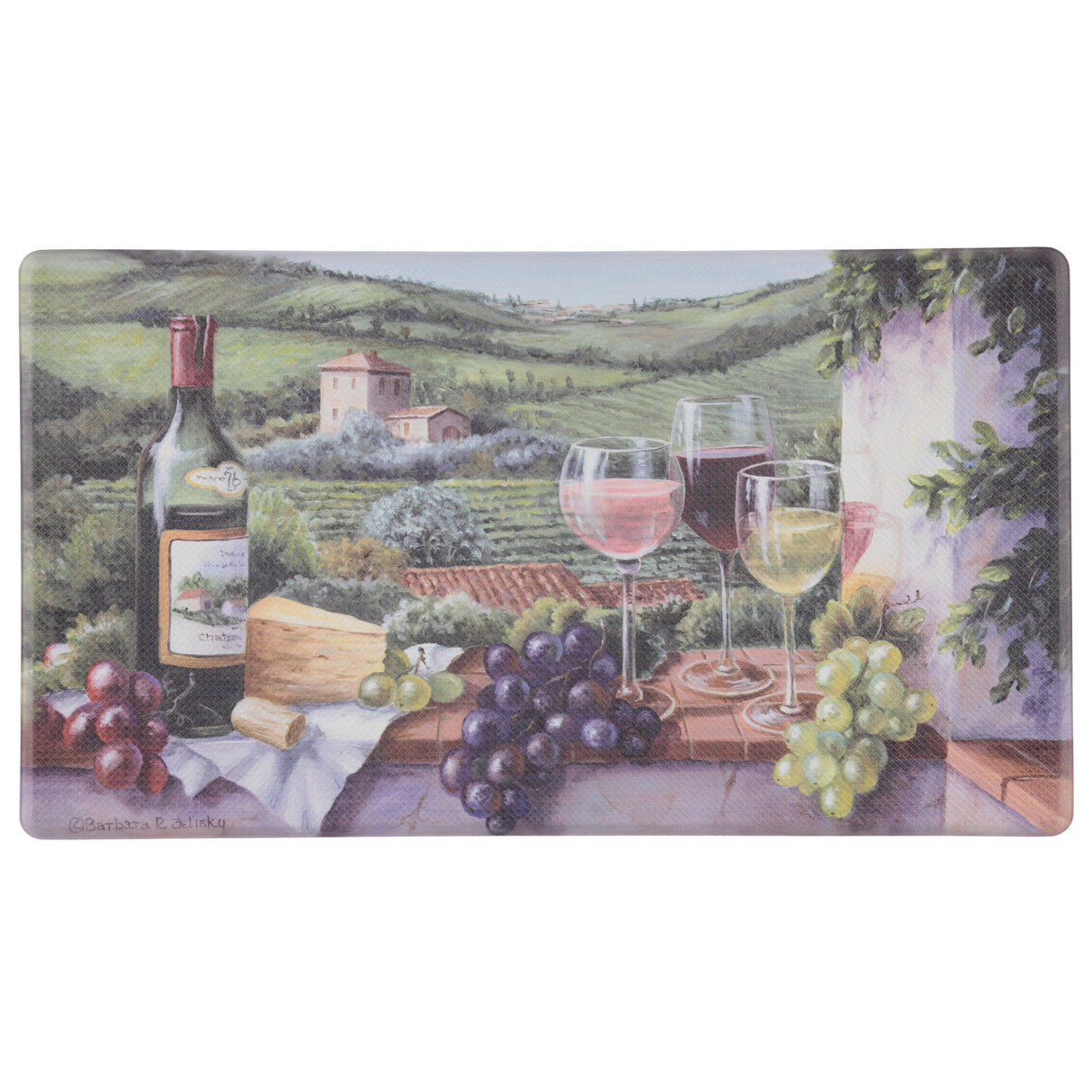 Anti-Fatigue Kitchen Mat "Tasting Time" - 2 Sizes
