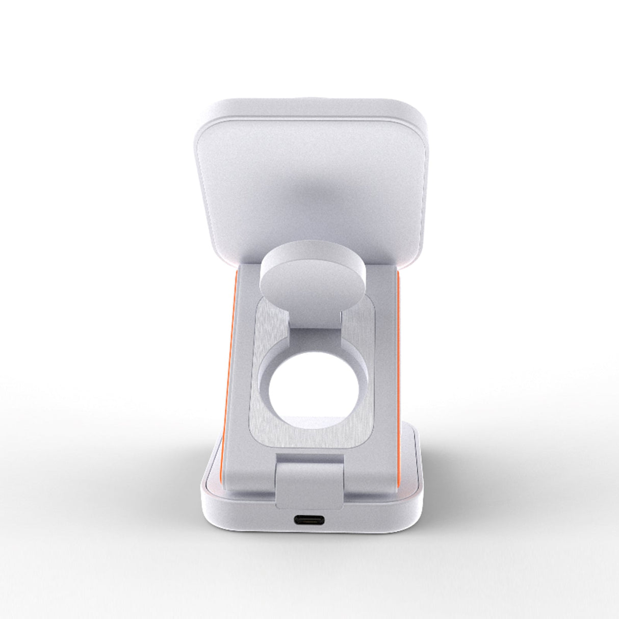 FlexiTrip Foldable Wireless Charger – Compact, Fast Charging, Portable Design for iPhone, Android, and Qi-Enabled Devices