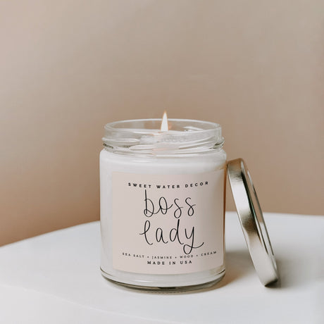 Boss-Lady-Soy-Candle-Clear-Jar-9-oz-(Spa-Day)-Candles