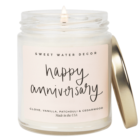 Happy-Anniversary-Soy-Candle-Clear-Jar-9-oz-(Palo-Santo-Patchouli)-Candles
