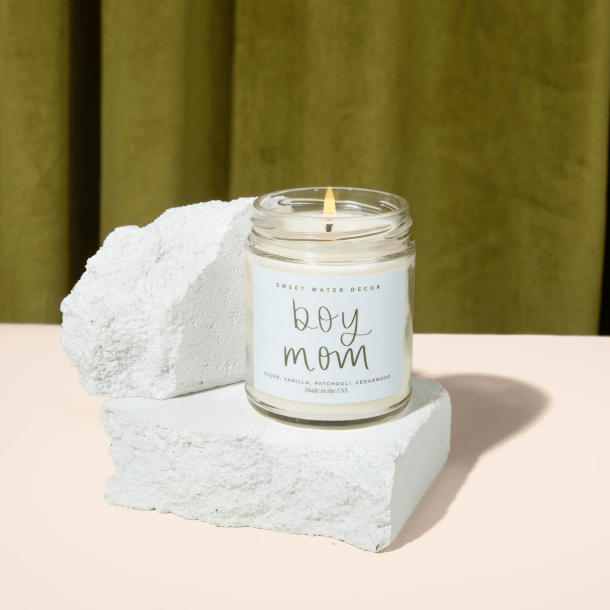 Boy-Mom-Soy-Candle-Clear-Jar-9-oz-(Palo-Santo-Patchouli)-Candles