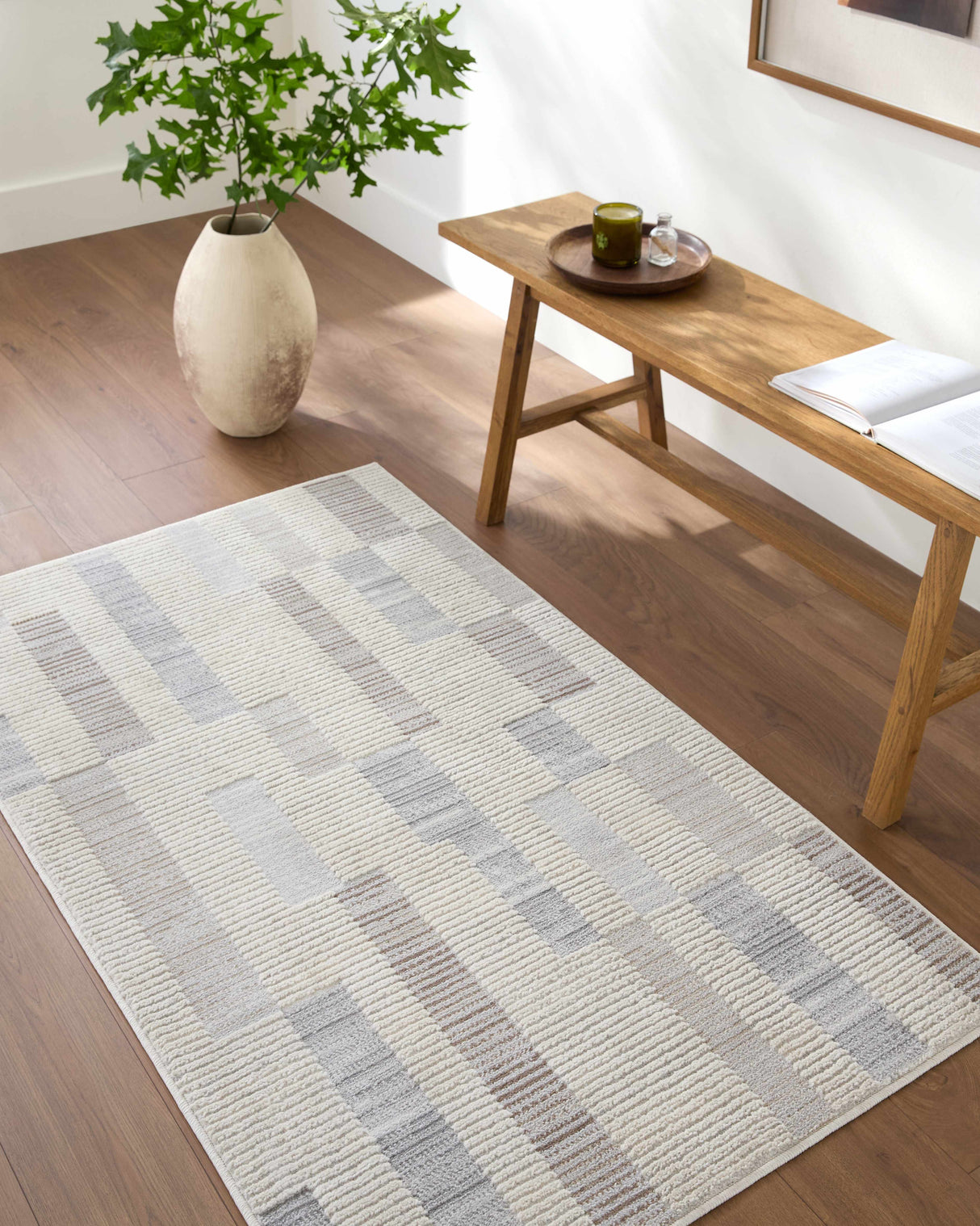 Chouko Broken-Striped Area Rug