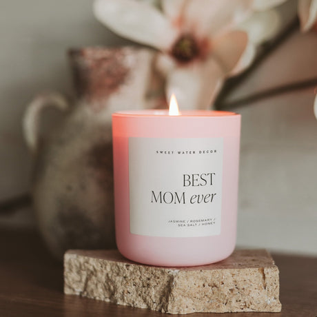 Best-Mom-Ever-Soy-Candle-Pink-Matte-Jar-15-oz-(Wildflowers-and-Salt)-Candles