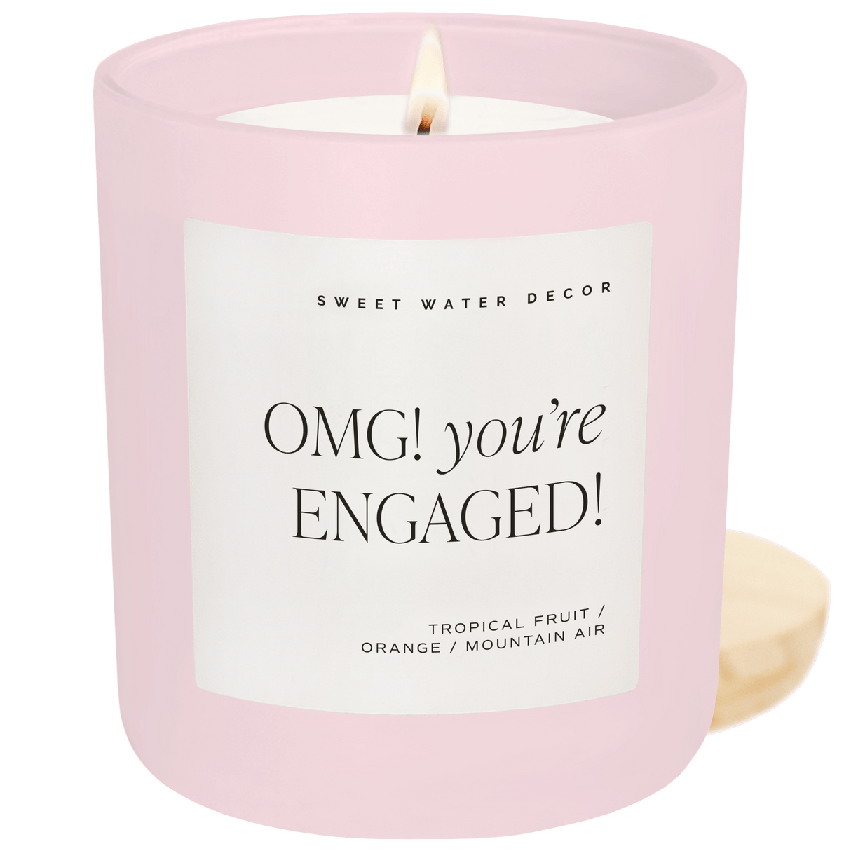 Omg!-You're-Engaged!-Soy-Candle-Pink-Matte-Jar-15-oz-Candles