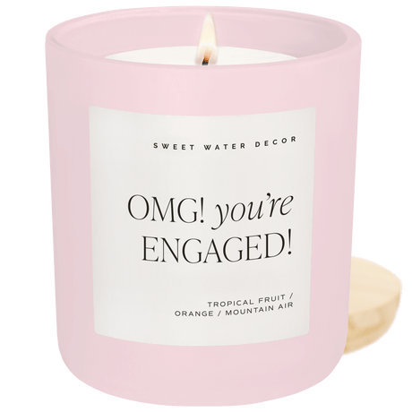 Omg!-You're-Engaged!-Soy-Candle-Pink-Matte-Jar-15-oz-Candles