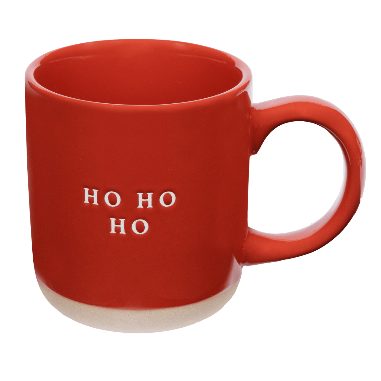 Ho-Ho-Ho-14oz.-Red-Stoneware-Coffee-Mug-Mugs