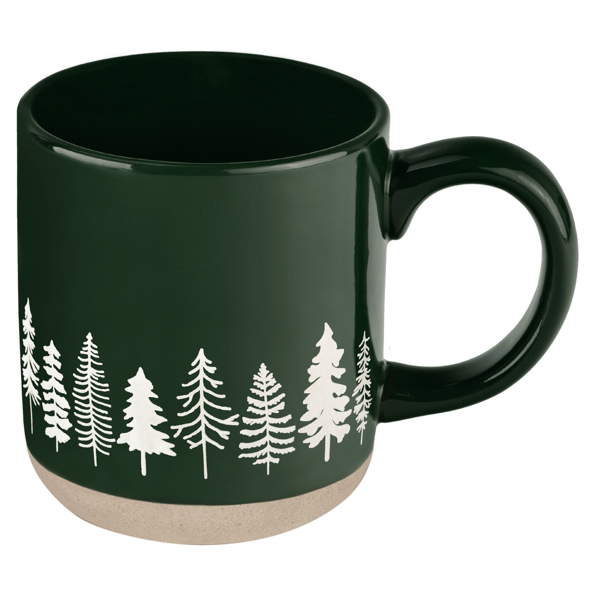 Pine-Trees-14oz.-Stoneware-Coffee-Mug-Mugs