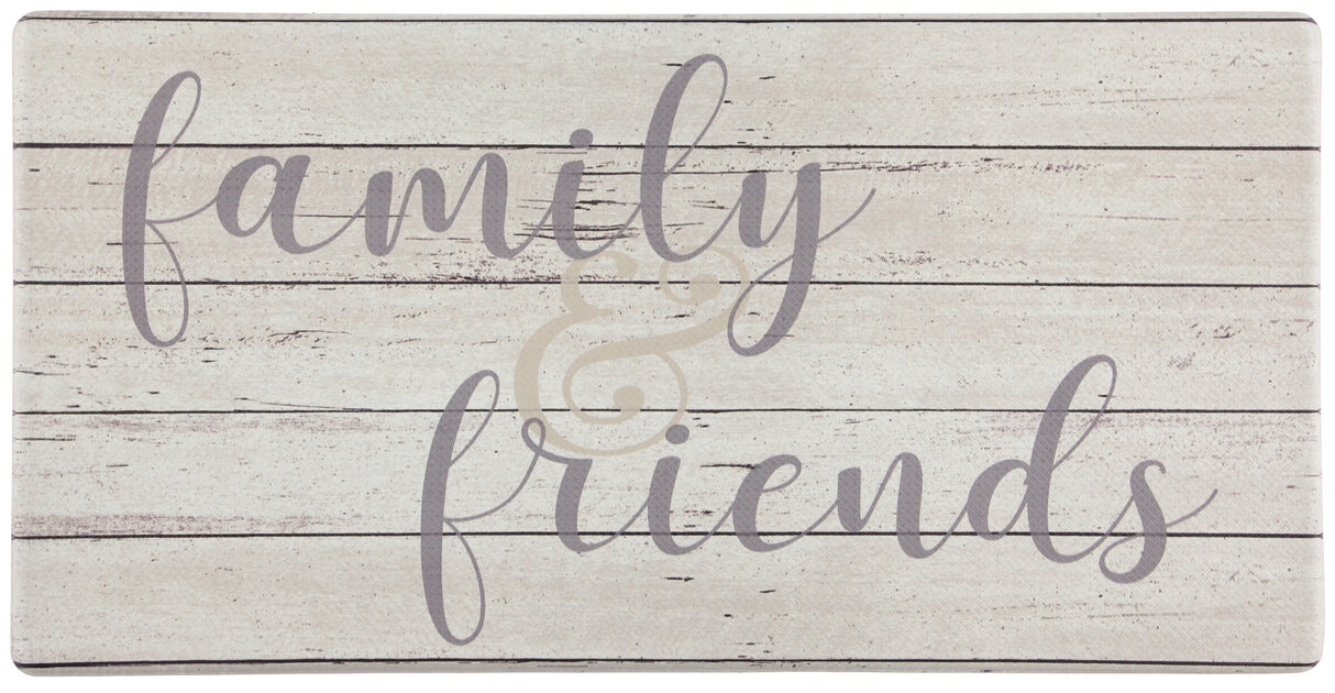 Oversized 20"x39" Anti-Fatigue Embossed Floor Mat (Family & Friends)