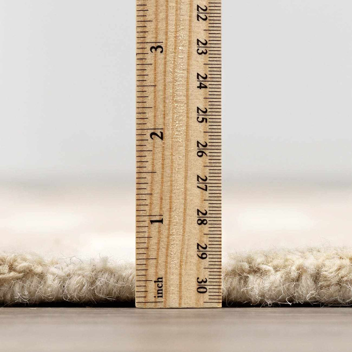 Idaho Broken-Striped Beige Area Rug