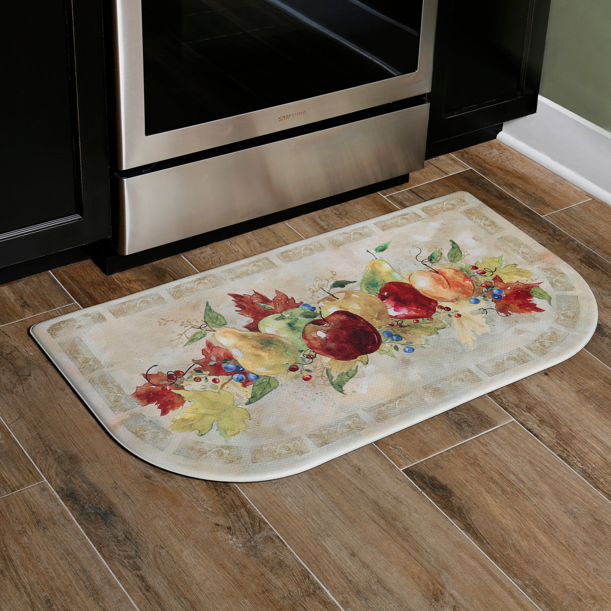 Oversized 20"x36" Feel at Ease Anti-Fatigue Kitchen Mat (Napa Fruit Slice)