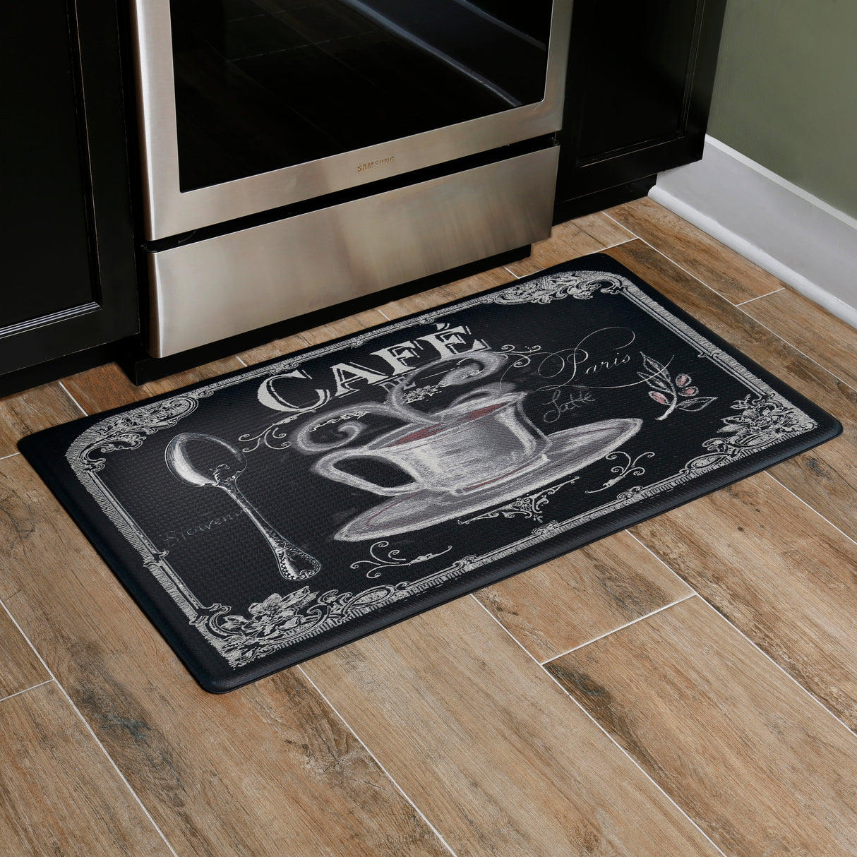 Oversized 20"x36" Feel at Ease Anti-Fatigue Kitchen Mat (Cafe)