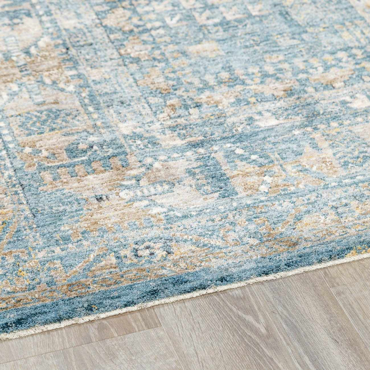 Mirabel Denim Blue Traditional Rug