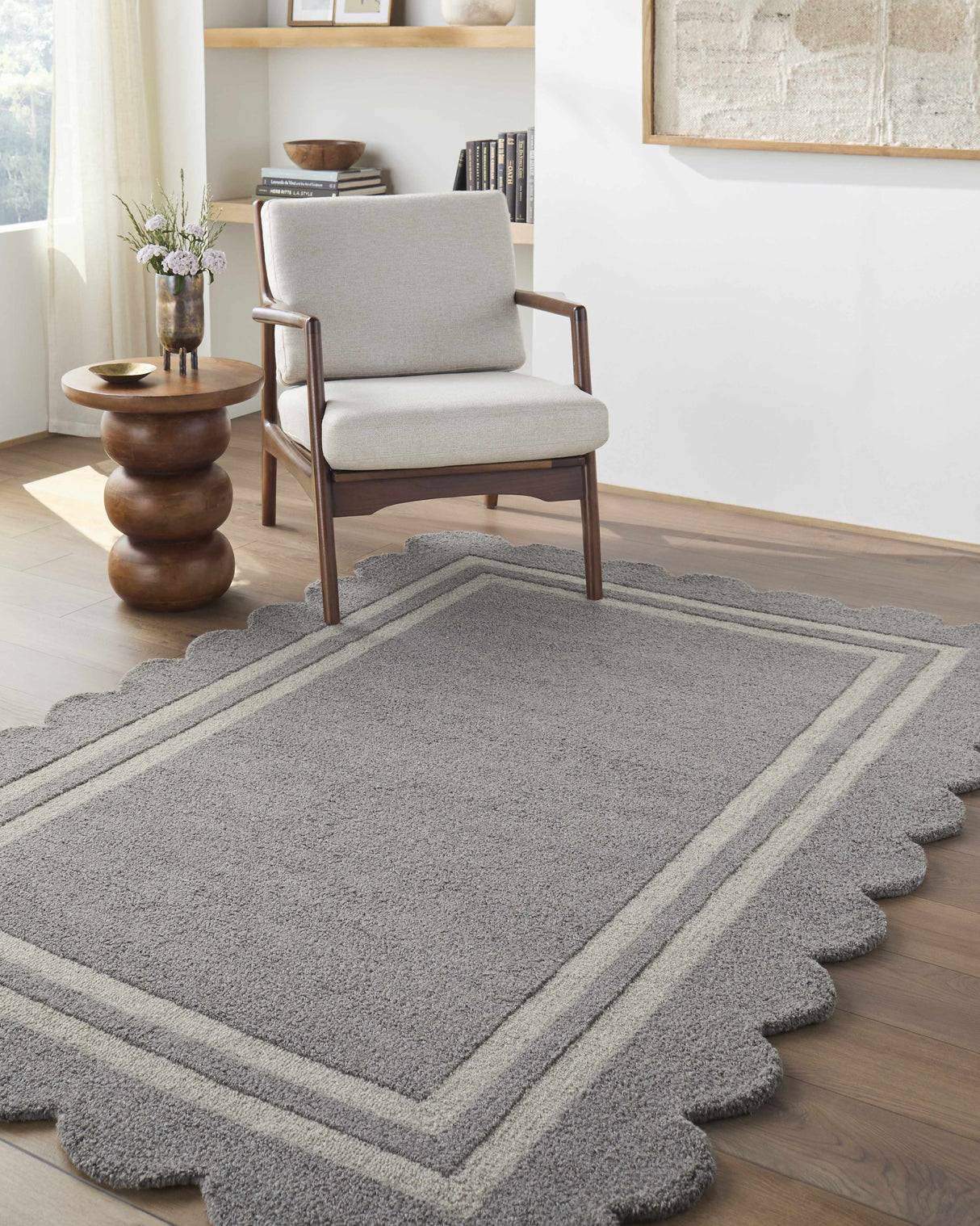 Chogan Slate Gray Area Rug