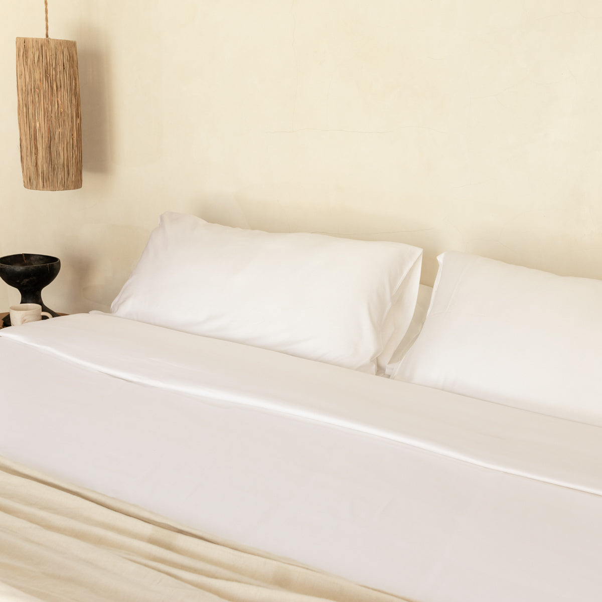 Organic Bamboo Sateen Duvet Cover Set