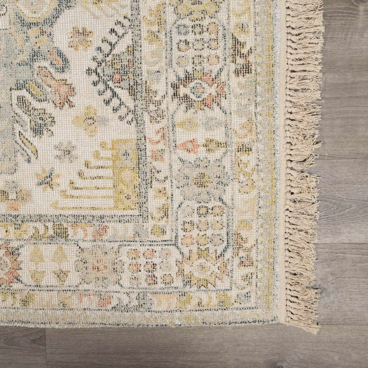 Chaela Ivory & Olive Area Rug
