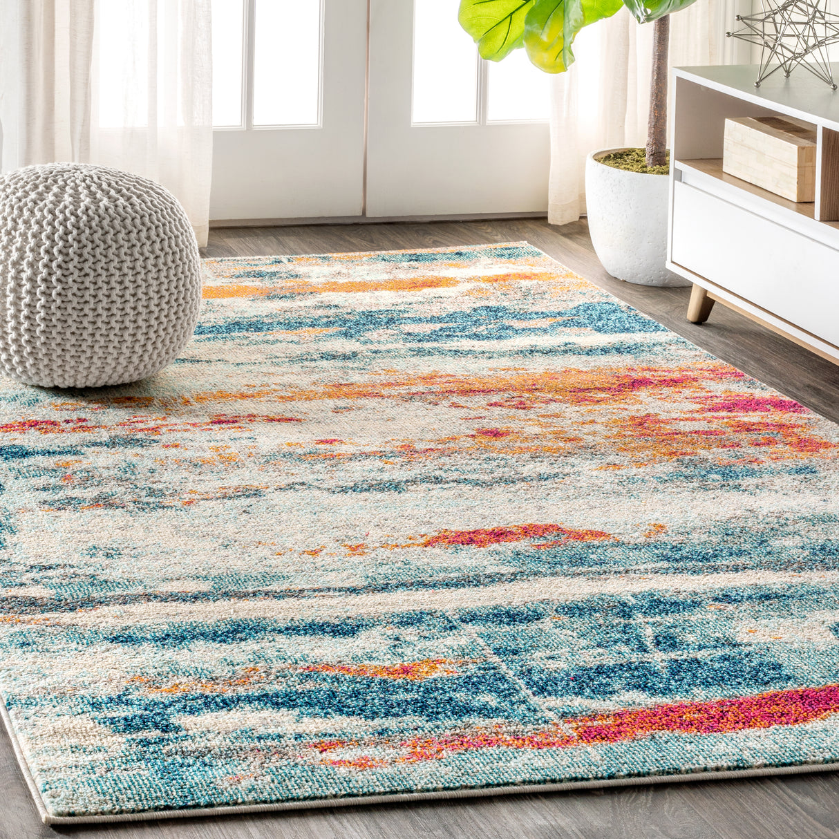Contemporary-POP-Modern-Abstract-Area-Rug-Area-Rugs
