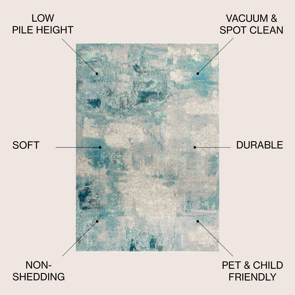 Contemporary POP Modern Area Rug
