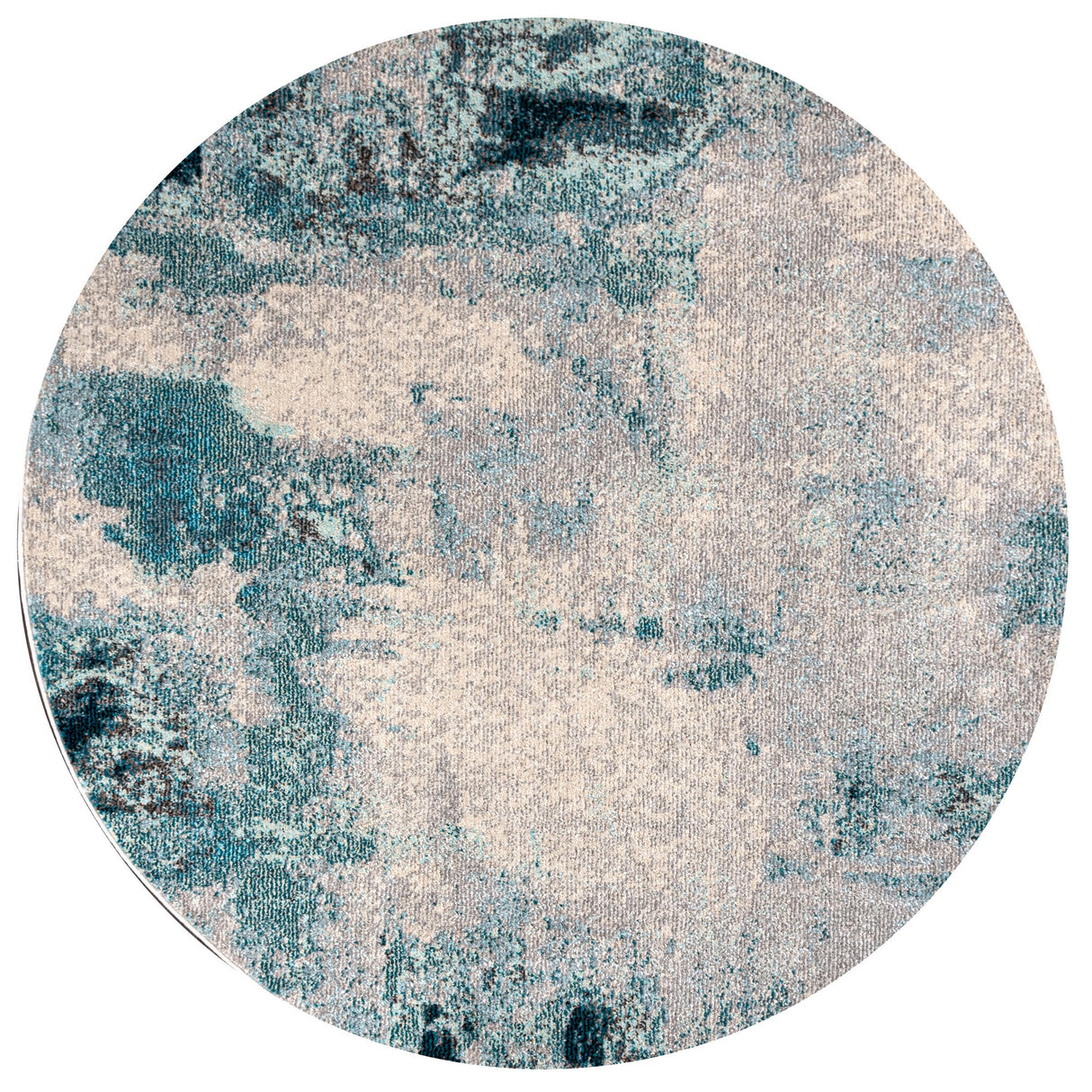 Contemporary POP Modern Abstract Vintage Round Area Rug