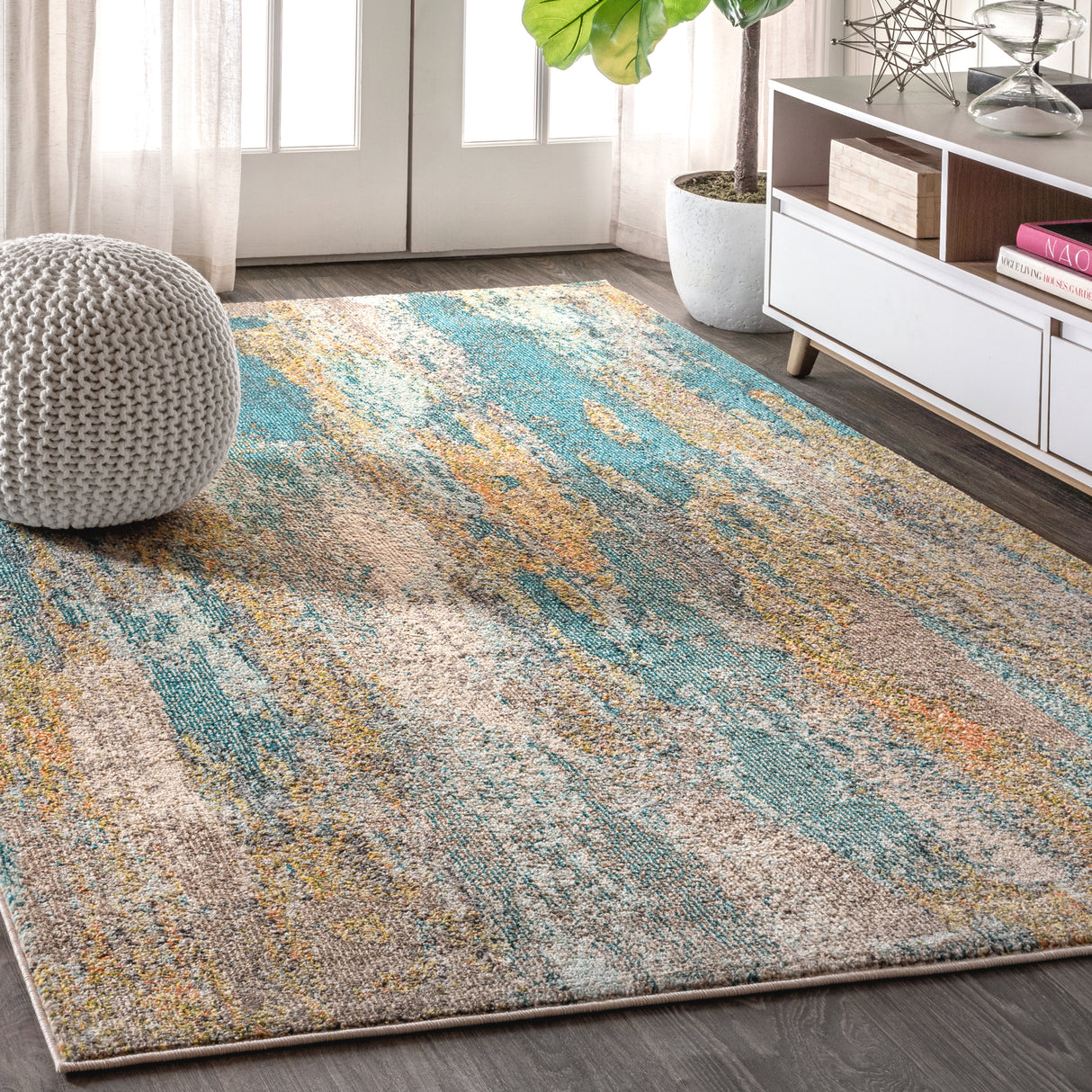 Contemporary-POP-Modern-Abstract-Vintage-Waterfall-Area-Rug-Area-Rugs