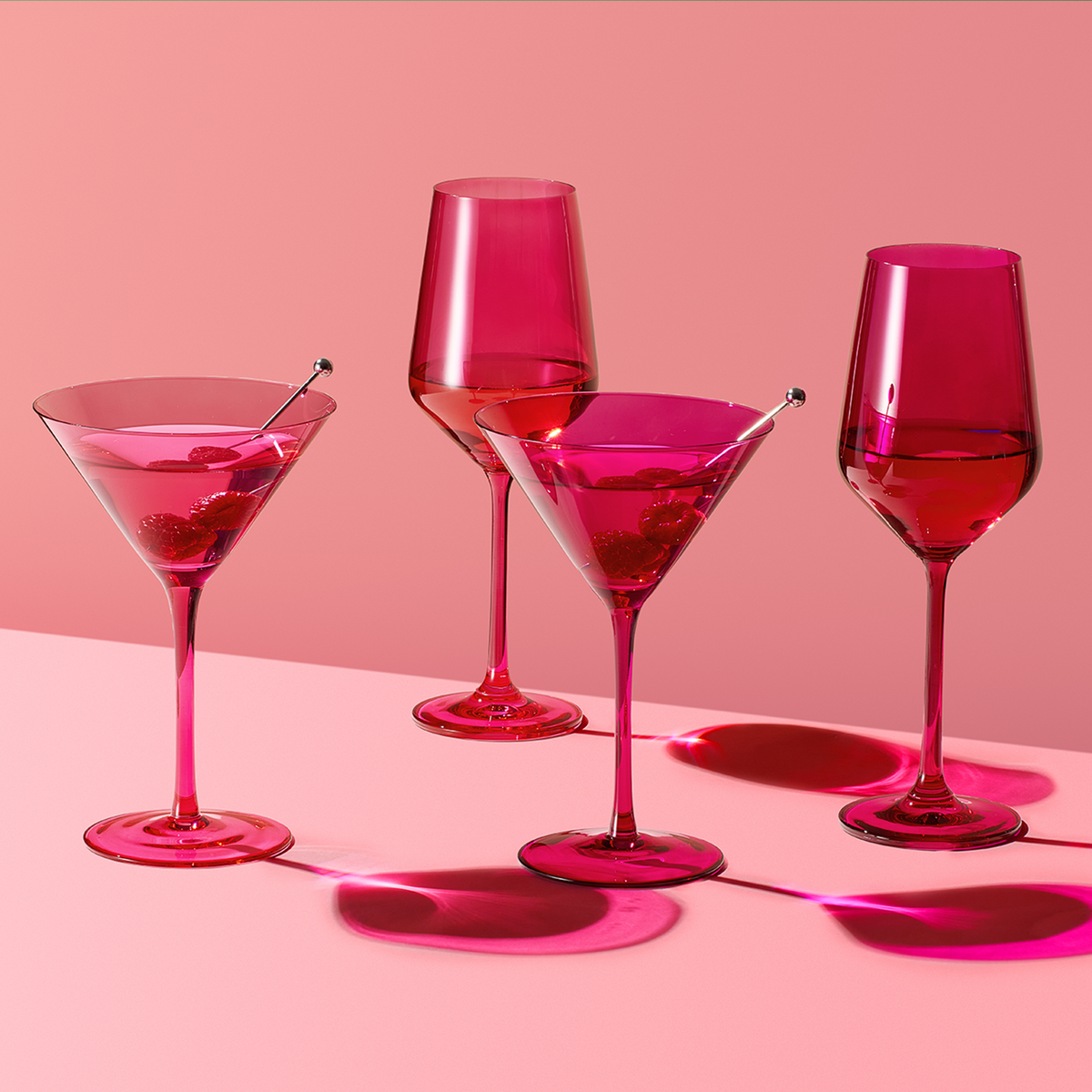 Chica Stemmed Wine Glassware, Set of 2