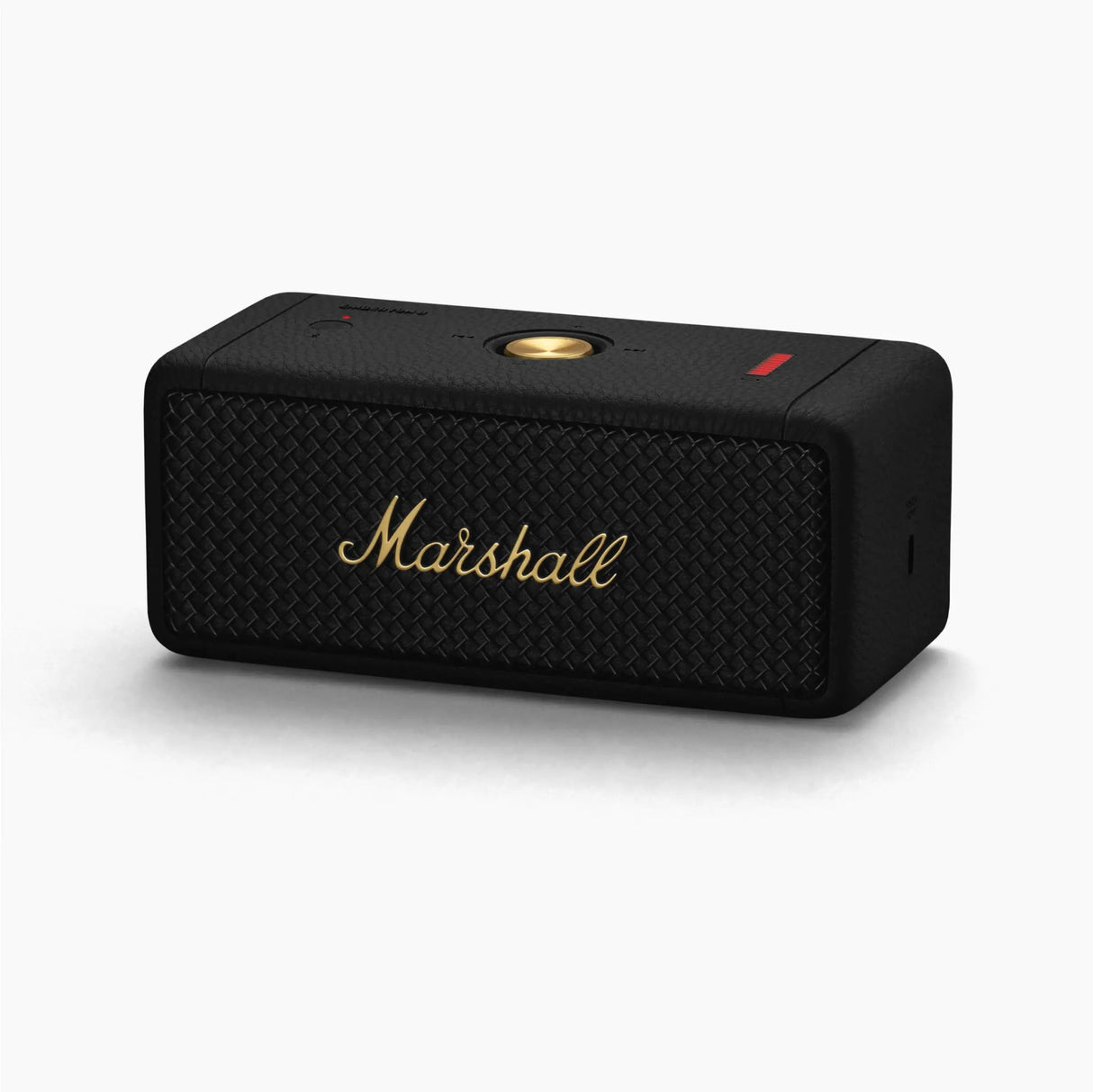 Certified Refurbished - Marshall Emberton II Portable Bluetooth Speaker, Black & Brass