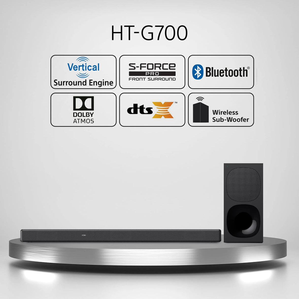 Certified Refurbished - Sony HTG700 3.1CH DOLBY ATMOS / DTS:X SOUNDBAR WITH BLUETOOTH