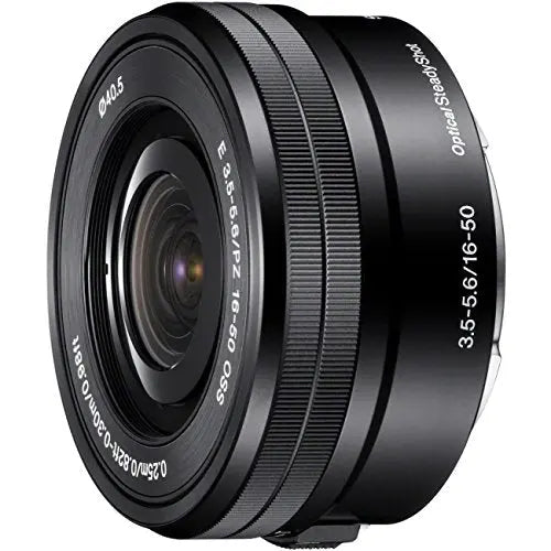 Certified Refurbished - Sony SELP1650 E PZ 16-50mm F3.5-5.6 OSS E-mount Power Zoom Lens