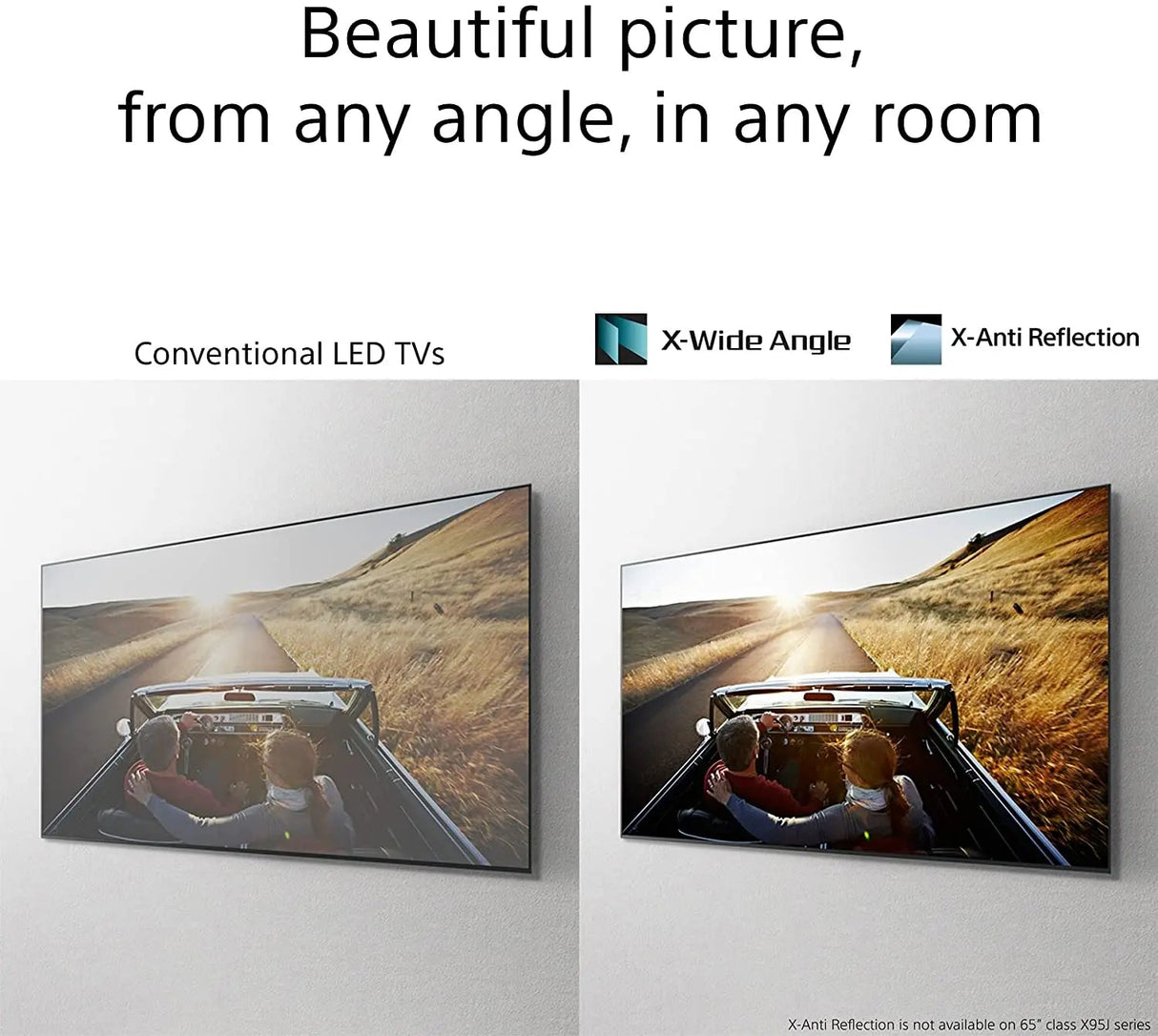 Certified Refurbished - Sony XR75X95J BRAVIA XR X95J 4K HDR Full Array LED with Smart Google TV