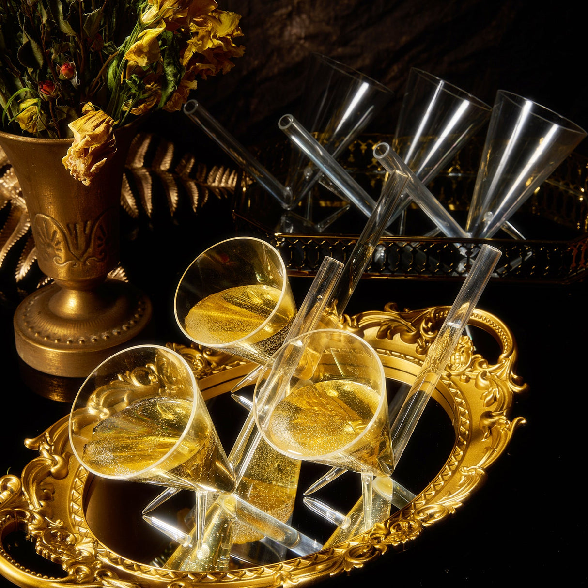 Festa Acrylic Champagne Shooter, Set of 6