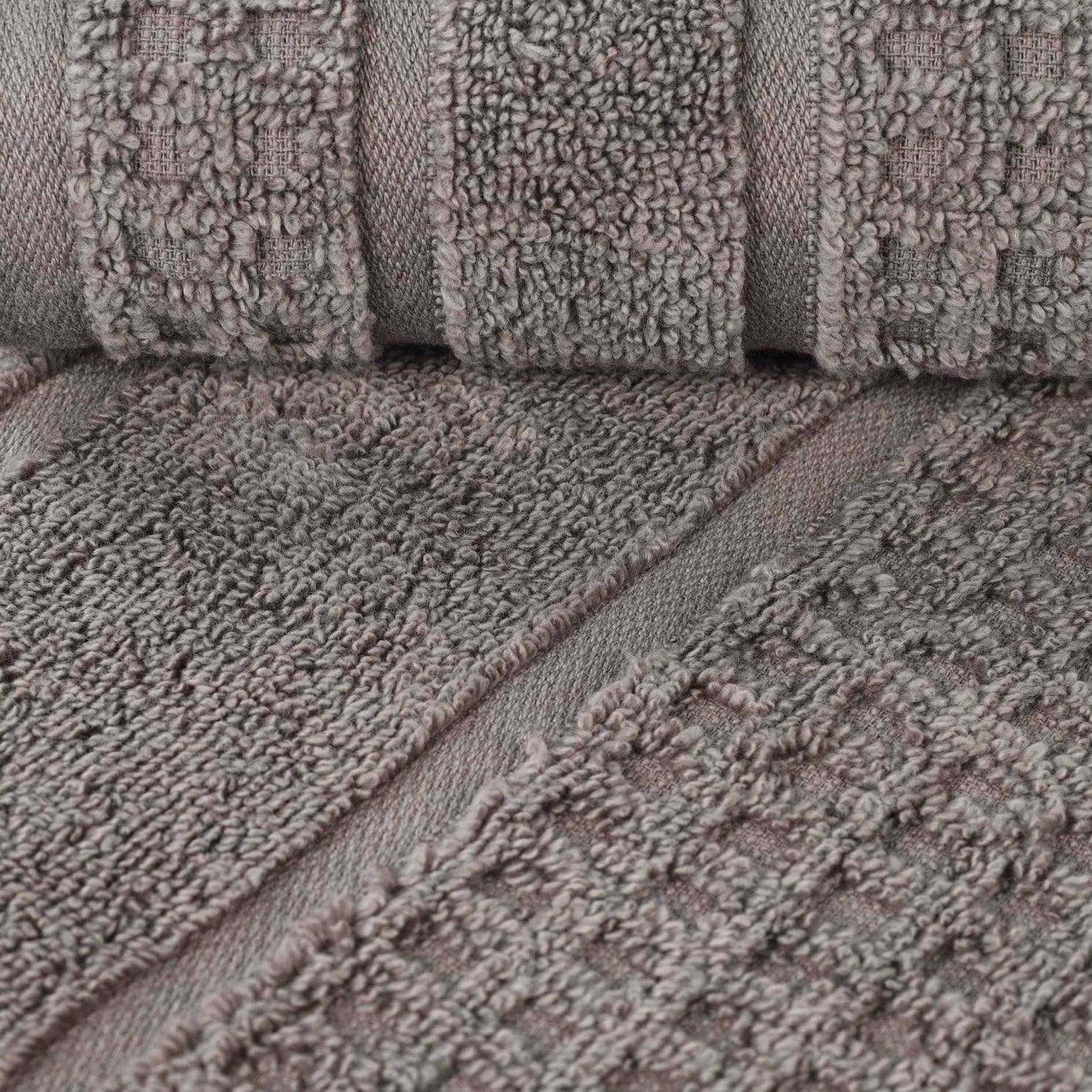 Napa Zero Twist Cotton Solid Waffle Honeycomb Bath Towel Set of 3 - Bath Towel by Superior Brand