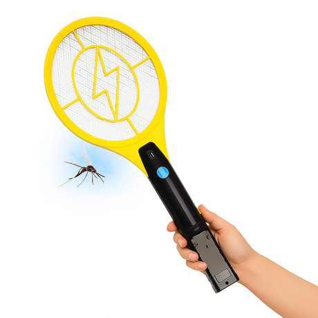 Electric-Bug-Zapper-Racket-–-Battery-Operated-Handheld-Insect-Killer-for-Flies,-Mosquitoes-&-Spiders-