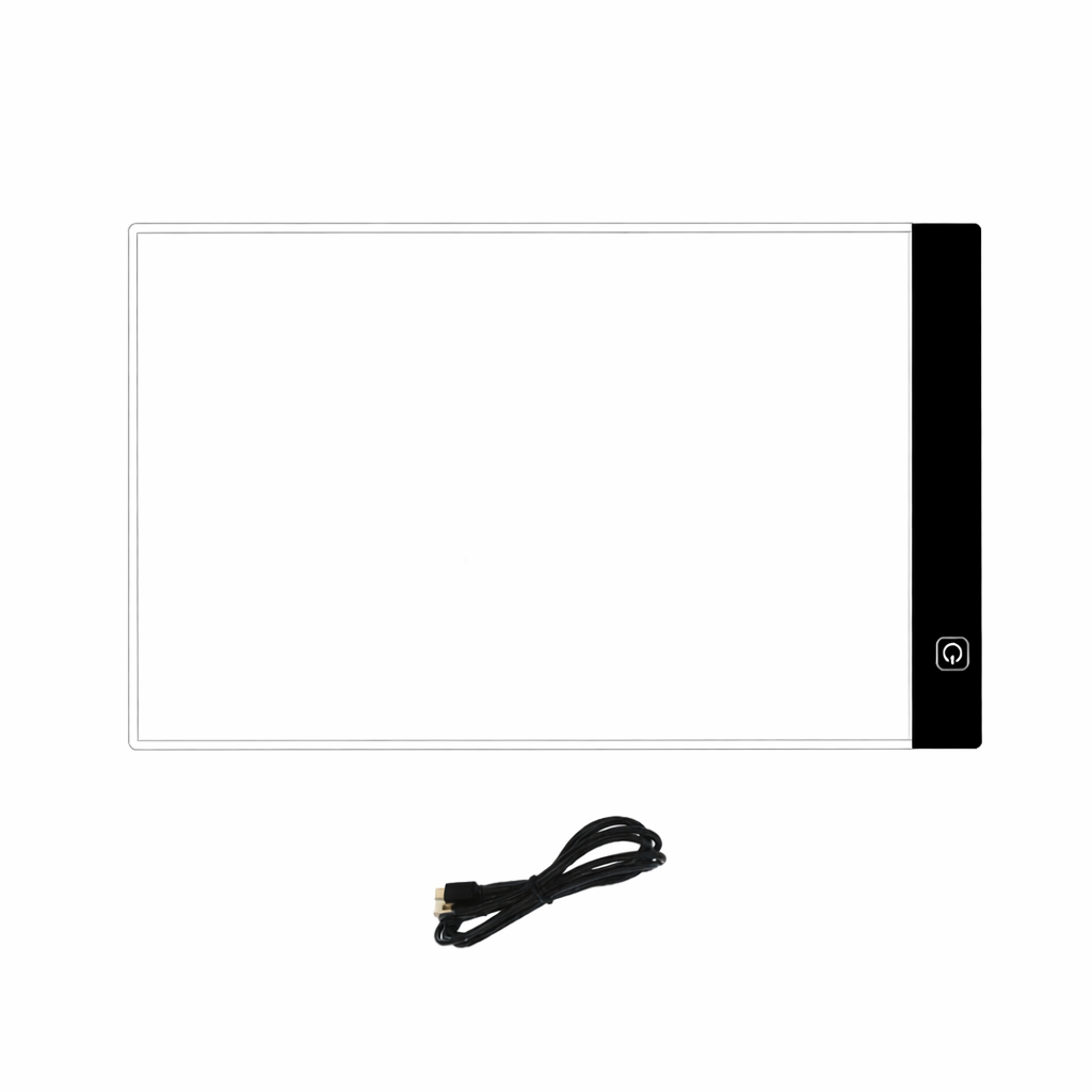 LED Drawing Copy Pad Dimmable Light Board Adjustable Art Tablet Educational Toy