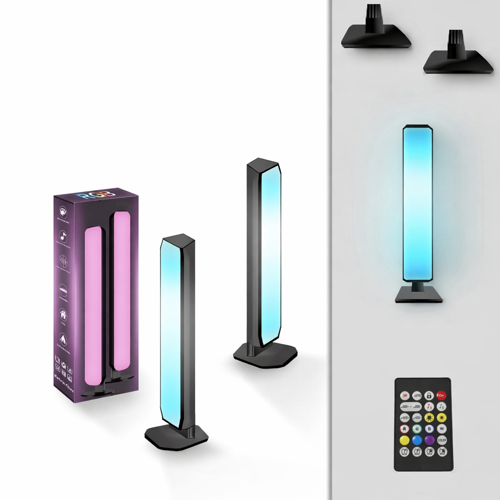 Smart RGB Atmosphere Light App Control Music Sync Lamp for Car TV Gaming Desk