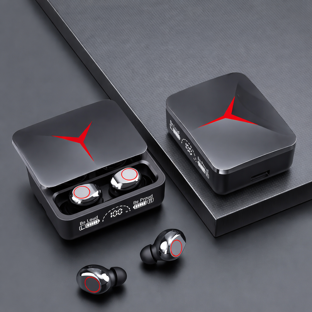 TWS M90 Wireless Earbuds Bluetooth 5.3 Gaming Headphones with Mic for Sports and Calls