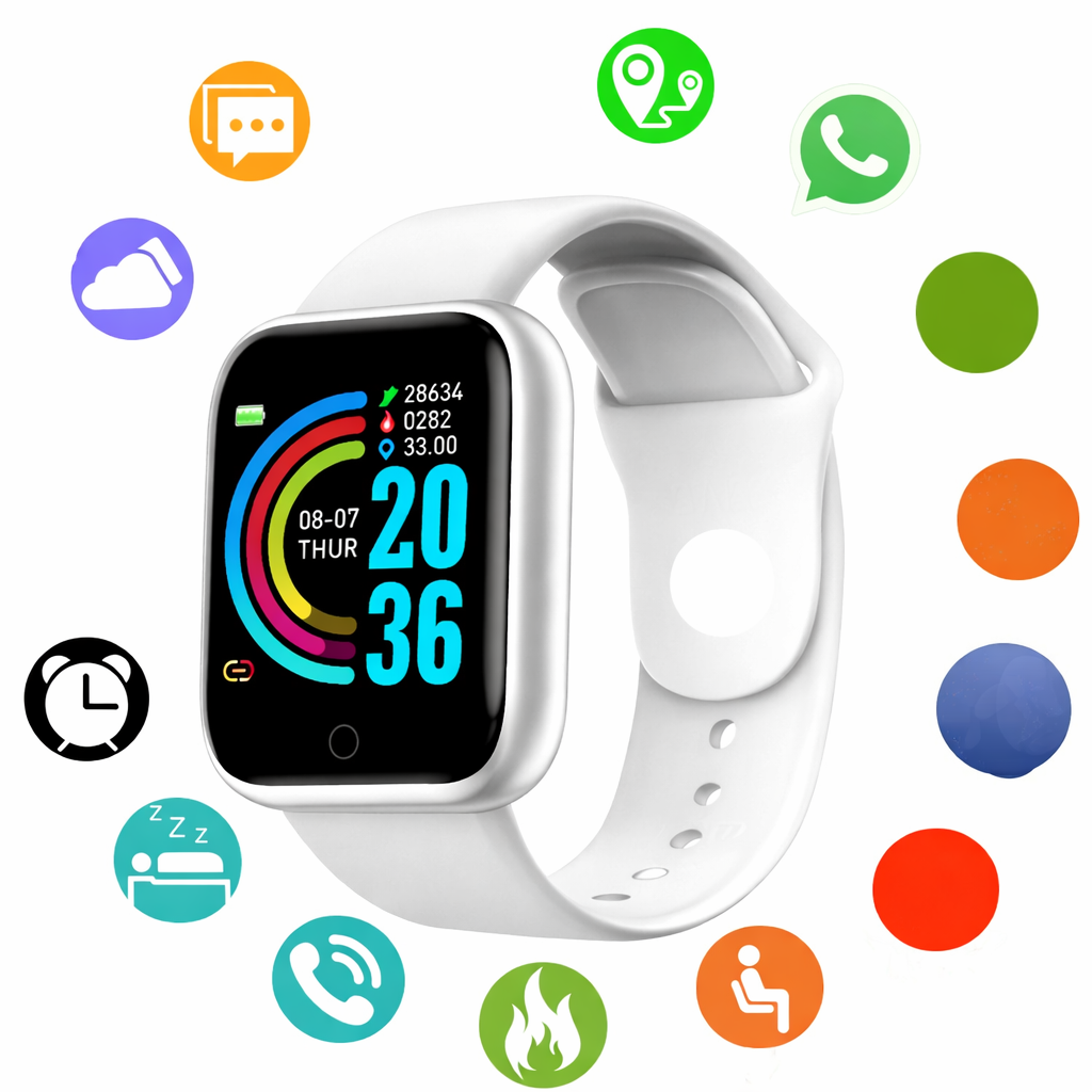 Smartwatch for Men & Women with Fitness Tracker, Messages & Heart Rate Monitor