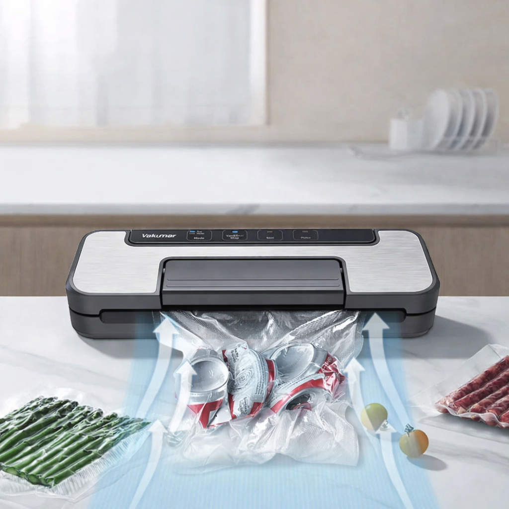 Vacuum Sealer Machine 80Kpa Sous Vide Food Saver Handle Type Multifunctional VH1506