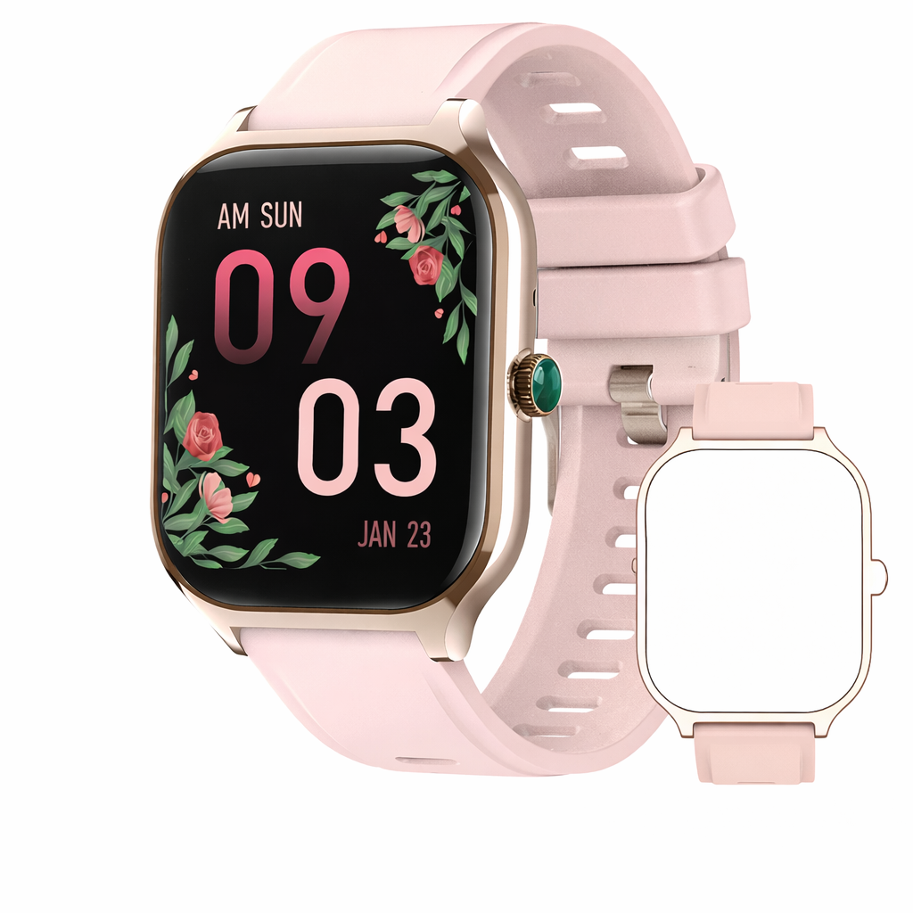 GPS Smart Watch for Men Women Fitness Heart Rate Monitor Bluetooth Call Tracker