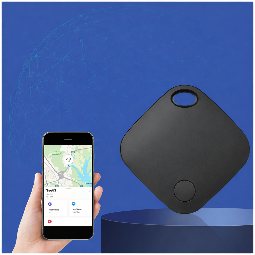 4 Pack Bluetooth GPS Tracker Smart Tag Locator for Keys Pets Cars Find My